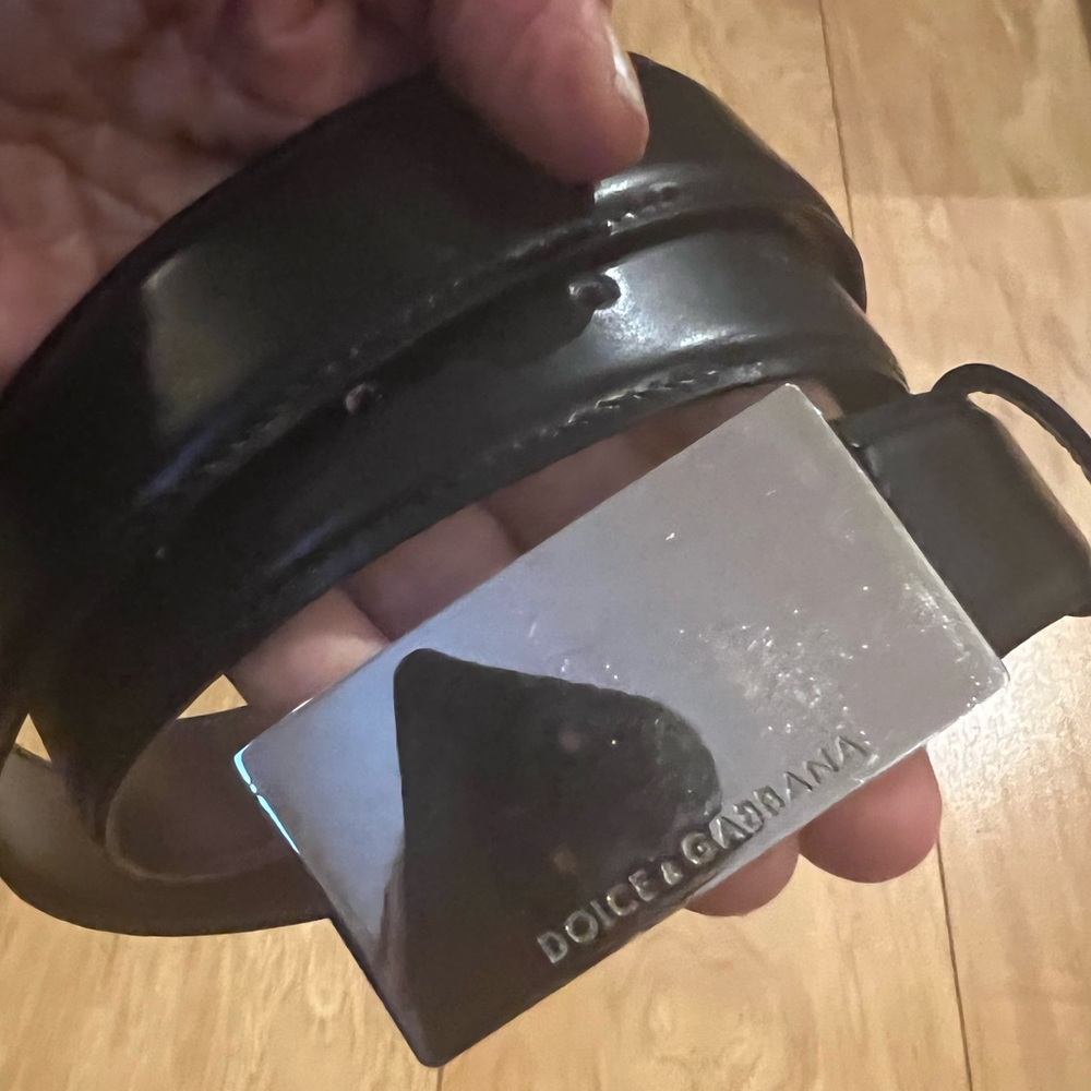 Dolce & Gabbana leather belt NWOT made in Italy